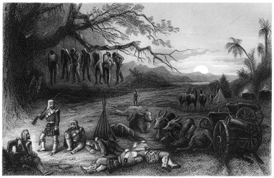Voorpost van de Highland Brigade, 1857, ca. 1860 door Unbekannt