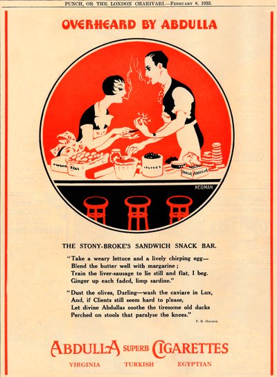 Afgeluisterd door Abdulla - De Stony Brokes Sandwich Snack Bar, 1933 door Unbekannt