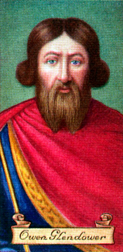 Owen Glendower, uit een serie sigarettenkaartjes door Unbekannt
