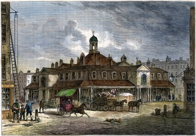 Oxford Markt, 19e eeuw door Unbekannt