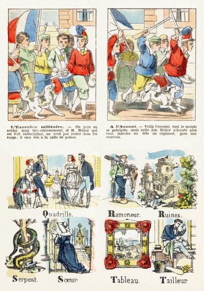 Pagina 7 - kinderspelen: militaire oefening, A l