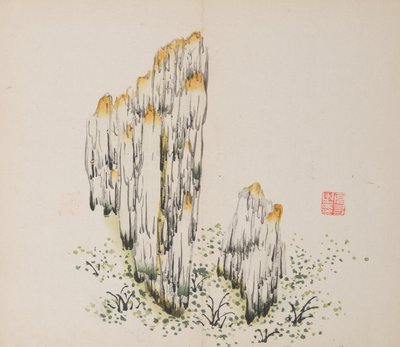 Pagina uit Shi Zhu Zhai door Unbekannt