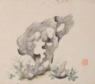 Pagina uit Shi Zhu Zhai door Unbekannt