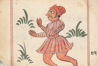 Pagina uit een Boek van Voorspellingen door Unbekannt