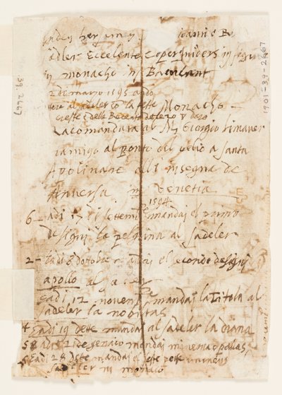 Pagina uit een schetsboek; Himenaeus door Unbekannt