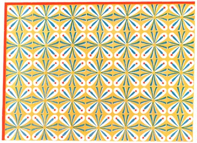 Geschilderd plafond in het graf van Hepuseneb, Thebe, Egypte, 1928 door Unbekannt
