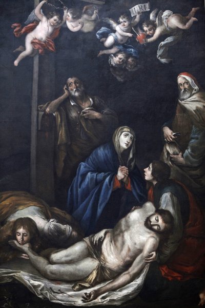 Schilderij in Chiesa del Carmine, Martina Franca, Apulië: Christus van het kruis gehaald, Martina Franca, Italië door Unbekannt