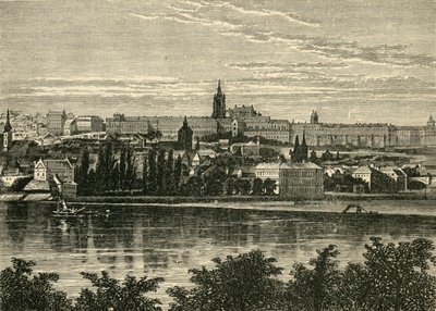 Paleis van de Boheemse koningen en kathedraal van Hradschin, Praag door Unbekannt