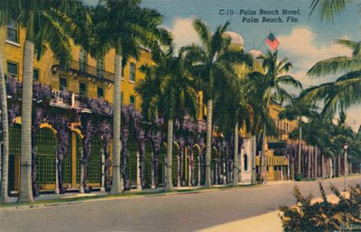 Palm Beach Hotel, Palm Beach, Fla., c1940s door Unbekannt