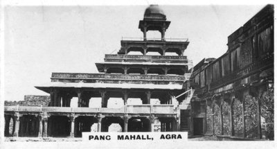 Panch Mahal, Fatehpur Sikri, Agra, India, ca. 1925 door Unbekannt