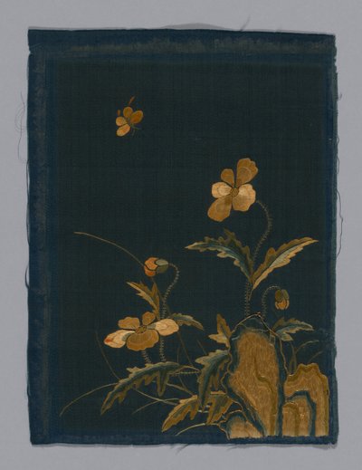 Paneel Meubelstof, China, Kangxi-periode, Qing-dynastie 1644-1911 door Unbekannt