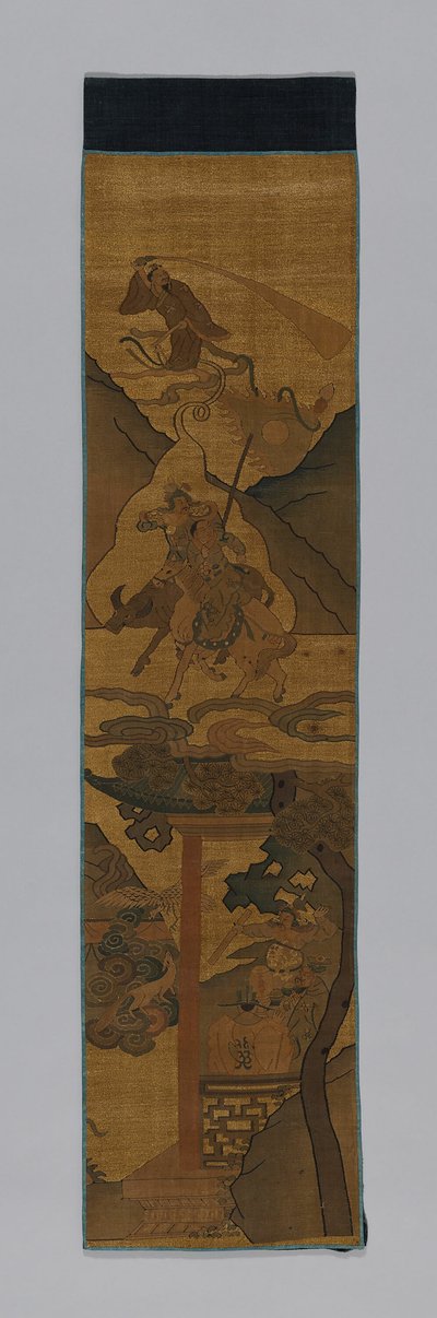 Paneel Meubelstof, China, Qing-dynastie 1644-1911 door Unbekannt