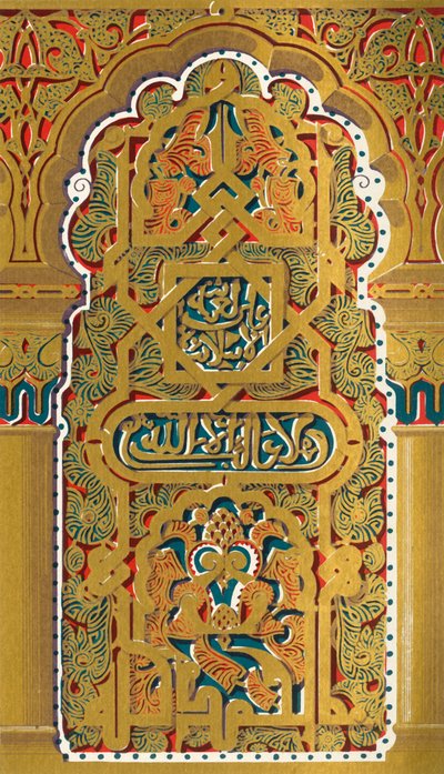 Paneel in de bovenkamer van het huis van Sanchez, 1907 door Unbekannt
