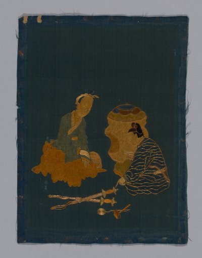 Paneelstuk, China, Qing-dynastie 1644-1911, 1800-50 door Unbekannt