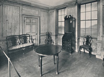 Paneelkamer, circa 1740, met meubels voornamelijk uit de Queen Anne-periode door Unbekannt