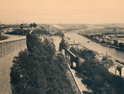 Panorama van de Maas gezien vanaf de Route Merveilleuse, ca. 1900 door Unbekannt