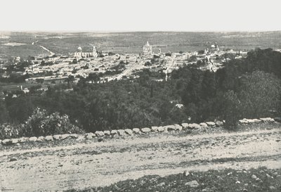 Panorama van de stad, San Miguel de Allende, Mexico, 1895 door Unbekannt
