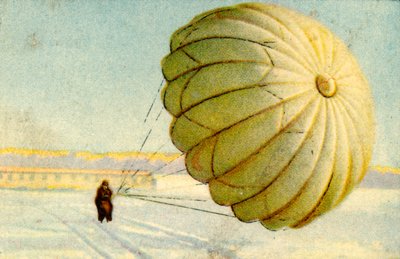 Parachutelanding, 1932 door Unbekannt