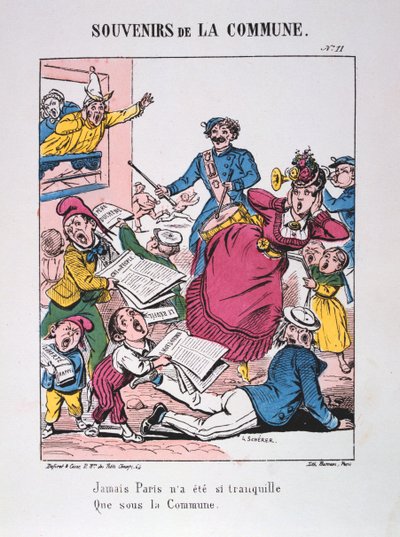Parijse Commune, 1871 door Unbekannt