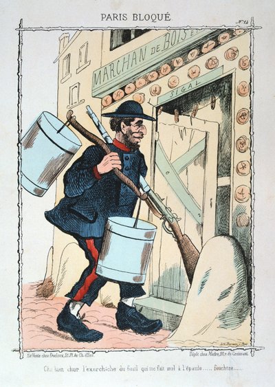 Parijs belegerd, 1870-1871 door Unbekannt