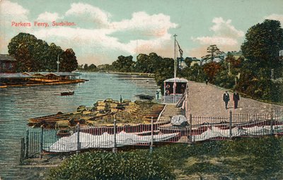 Parkers Ferry, Surbiton, ca. 1907 door Unbekannt