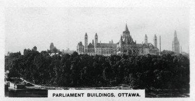 Parlementsgebouwen, Ottawa, Canada door Unbekannt