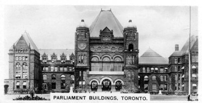 Parlementsgebouwen, Toronto, Ontario, Canada door Unbekannt