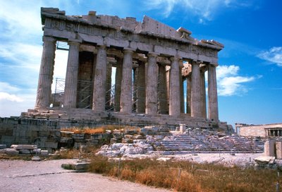 Parthenon op de Akropolis, Athene, 5e eeuw v.Chr. door Unbekannt