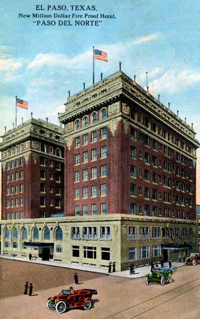 Paso del Norte Hotel, El Paso, Texas, VS door Unbekannt