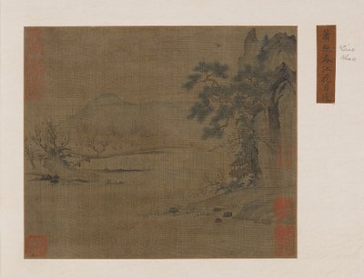 Paviljoen aan de lenterrivier, Ming- of Qing-dynastie door Unbekannt