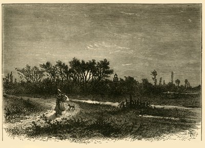 Peakirk, vanaf de snede, 1898 door Unbekannt