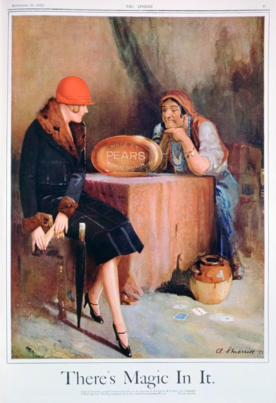 Pears zeep advertentie, 1925 door Unbekannt