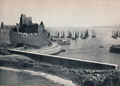 Peel - Het oude kasteel en de haven door Unbekannt