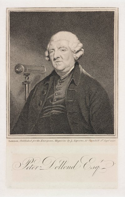 Peter Dollond, Engelse opticien, ca. 1800 door Unbekannt