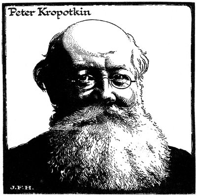 Peter Kropotkin, Russische anarchist, ca. 1920 door Unbekannt