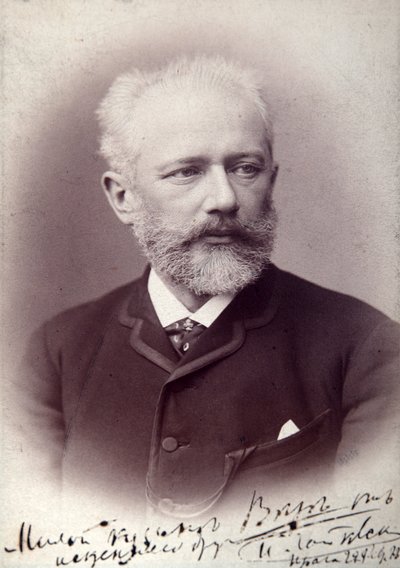 Peter Tchaikovsky, Russische componist, 1888 door Unbekannt