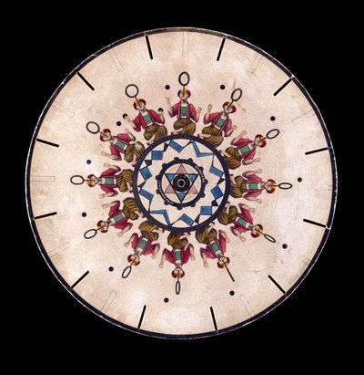 Phenakistoscoop-schijf met een jongleur, ca. 1830 door Unbekannt