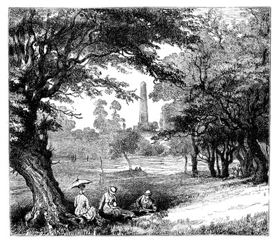Phoenix Park, Dublin, c1888 door Unbekannt