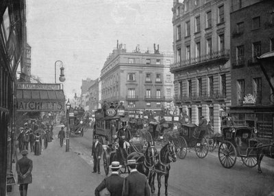 Piccadilly, Londen, c1900 1901 door Unbekannt