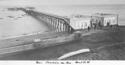 Pier Clacton aan Zee, 23 april 1886 door Unbekannt