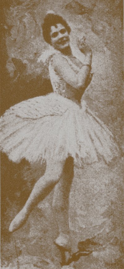 Pierina Legnani als Odette in het ballet Het Zwanenmeer door Unbekannt