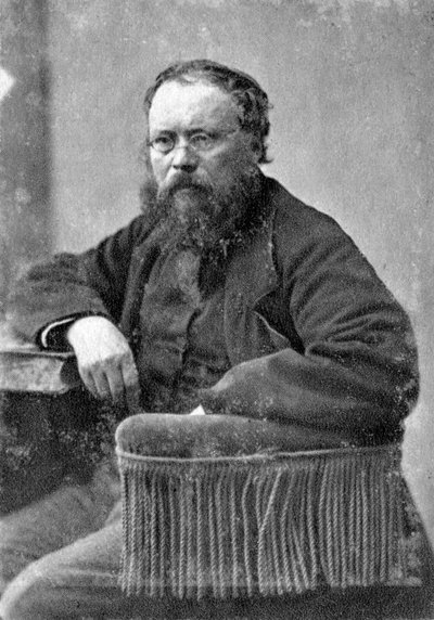 Pierre Joseph Proudhon, Franse mutualistische politieke filosoof, ca. 1845-1868 door Unbekannt