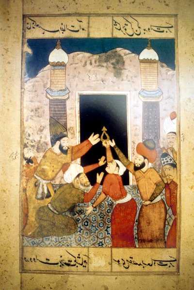Pelgrims in Mekka door Unbekannt