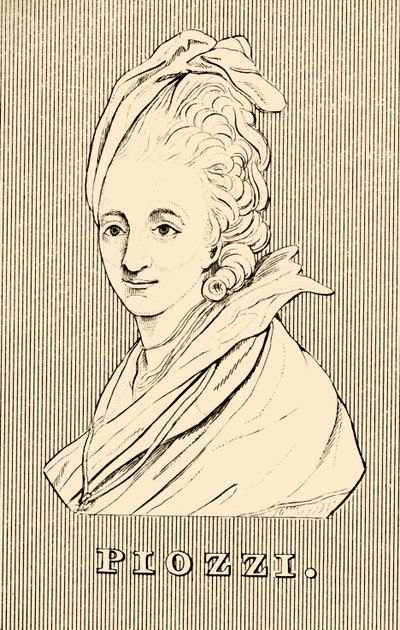 Piozzi, 1741-1821, 1830 door Unbekannt