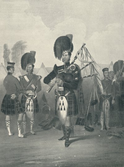 Piper, 42e Royal Highlanders, 19e eeuw, 1909 door Unbekannt