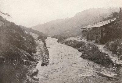 Pirahy Diversion: Uitzicht stroomafwaarts vanaf de uitgang van de tunnel, 1914 door Unbekannt