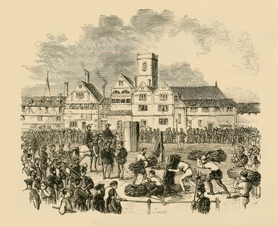 Plaats van executie, Old Smithfield, 1890 door Unbekannt