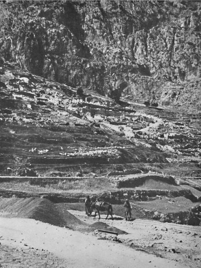 Plaats van het beroemde orakel, Delphi, 1913 door Unbekannt