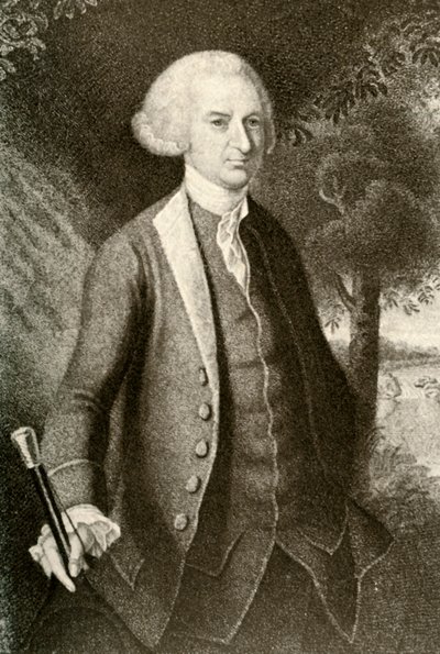 Eenvoudig maar knap heren kostuum in Pennsylvania bij het uitbreken van de Revolutie, ca. 1765, 1937 door Unbekannt