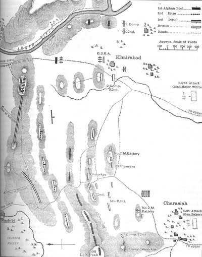 Plan van de Slag bij Charasiah, 6 oktober 1979 door Unbekannt